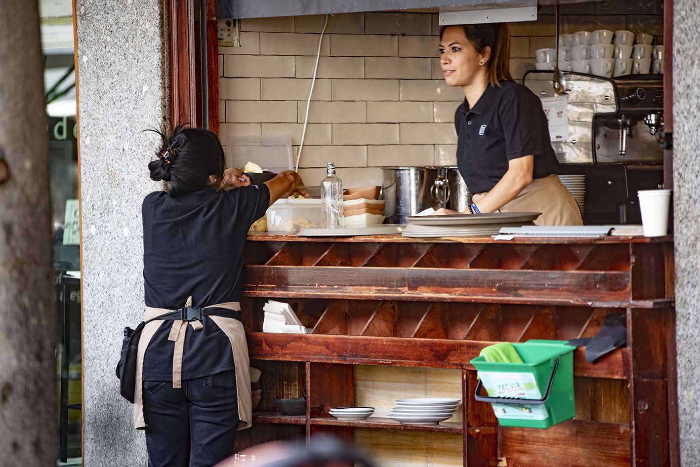 Trabajadoras del sector de la hostelería