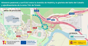 Plano que describe dónde se van a realizar las obras.