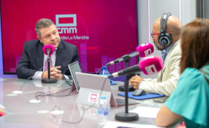 Page, durante la entrevista en CMM Radio.