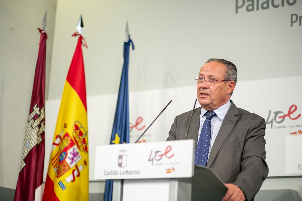 Juan Alfonso Ruiz Molina, consejero de Hacienda y Administraciones Públicas de la Junta de CLM.