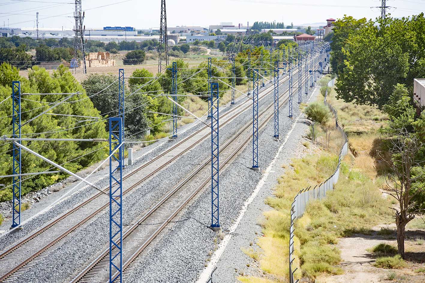 vías de tren