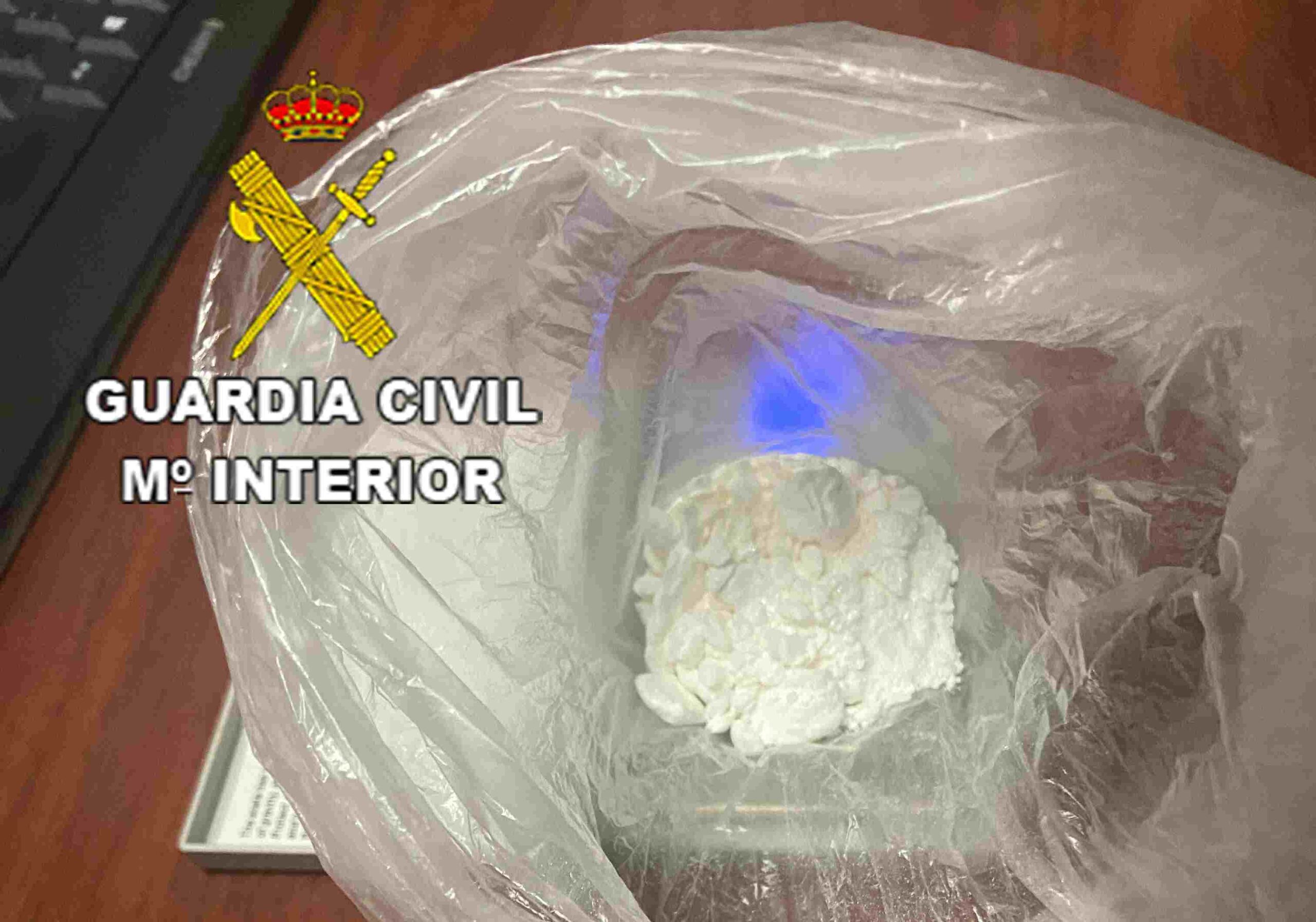 Cocaína intervenida en Molina de Aragón (Guadalajara)