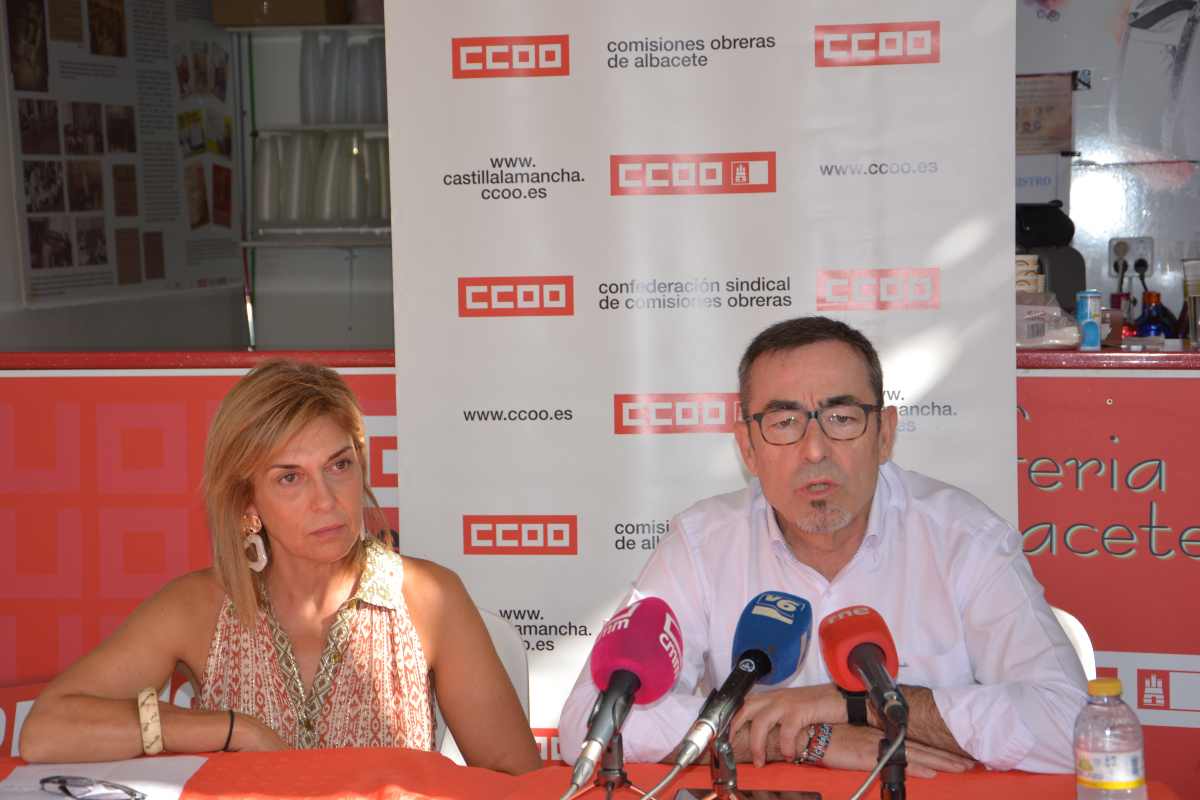 Rueda de Prensa Albacete de CCOO Albacete