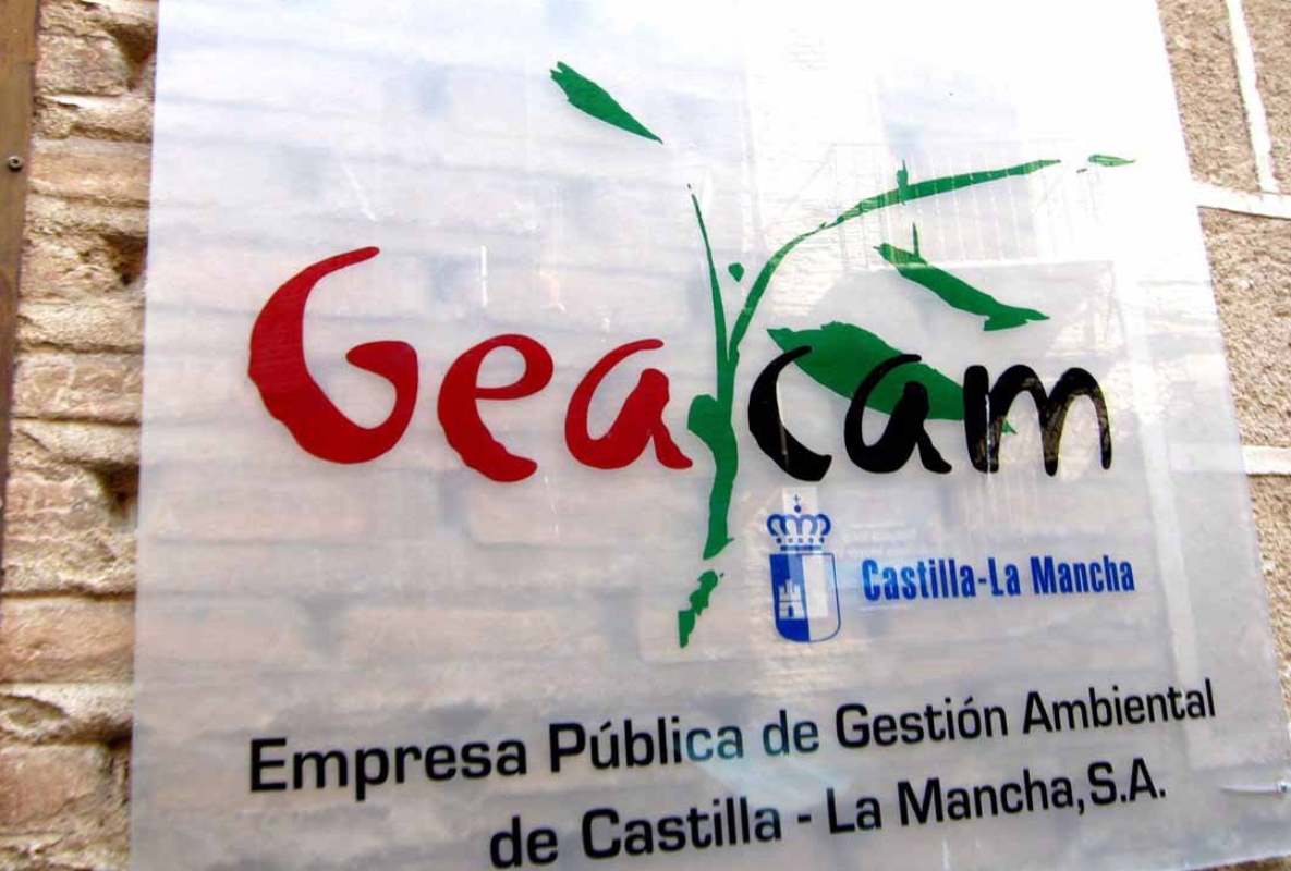 Cartel de la sede de Geacam.