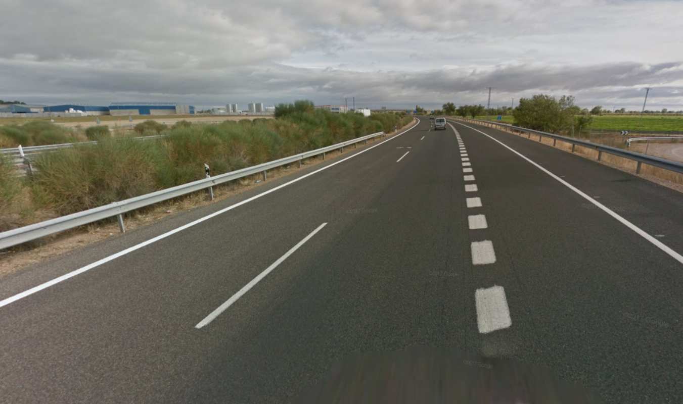 Imagen de la autovía A-43 a la altura de Argamasilla de Alba.