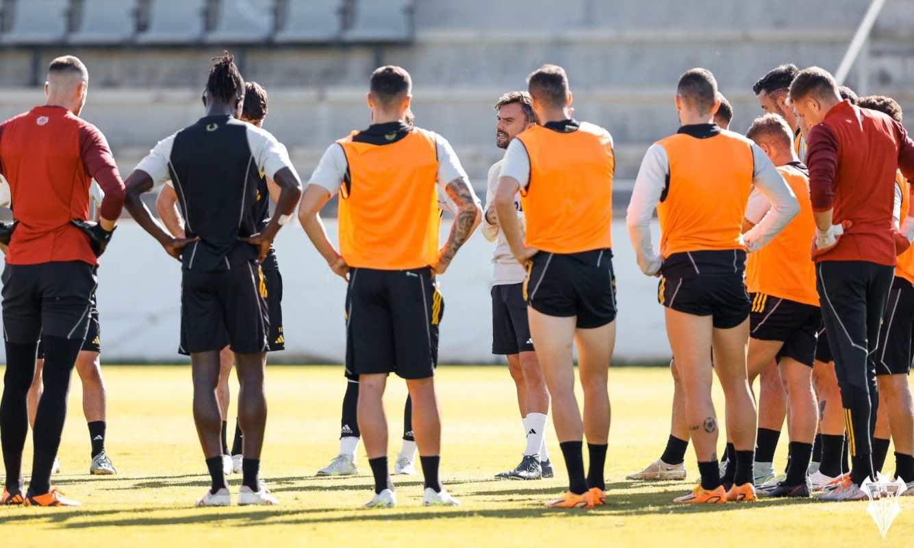 Entrenamiento del Albacete. Foto: Albacete Balompié.