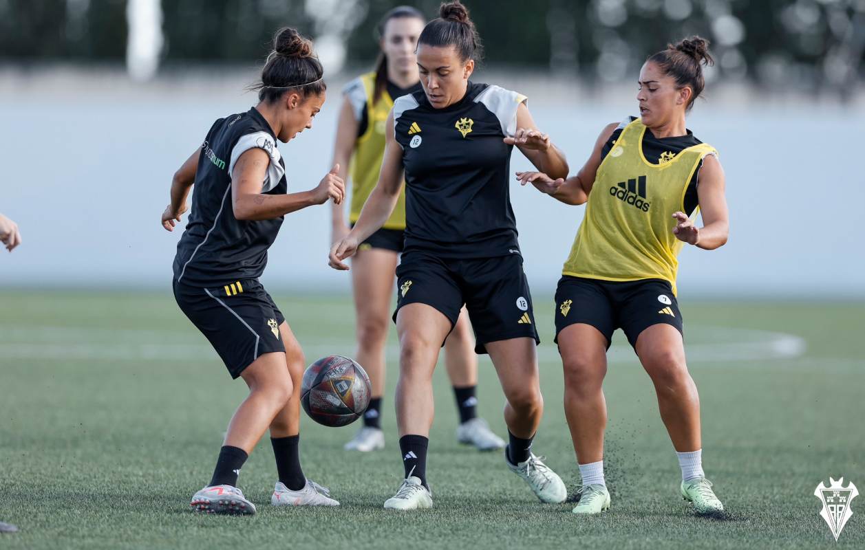 Entrenamiento del Fundación Albacete Femenino. Foto: Fundación Albacete Femenino.