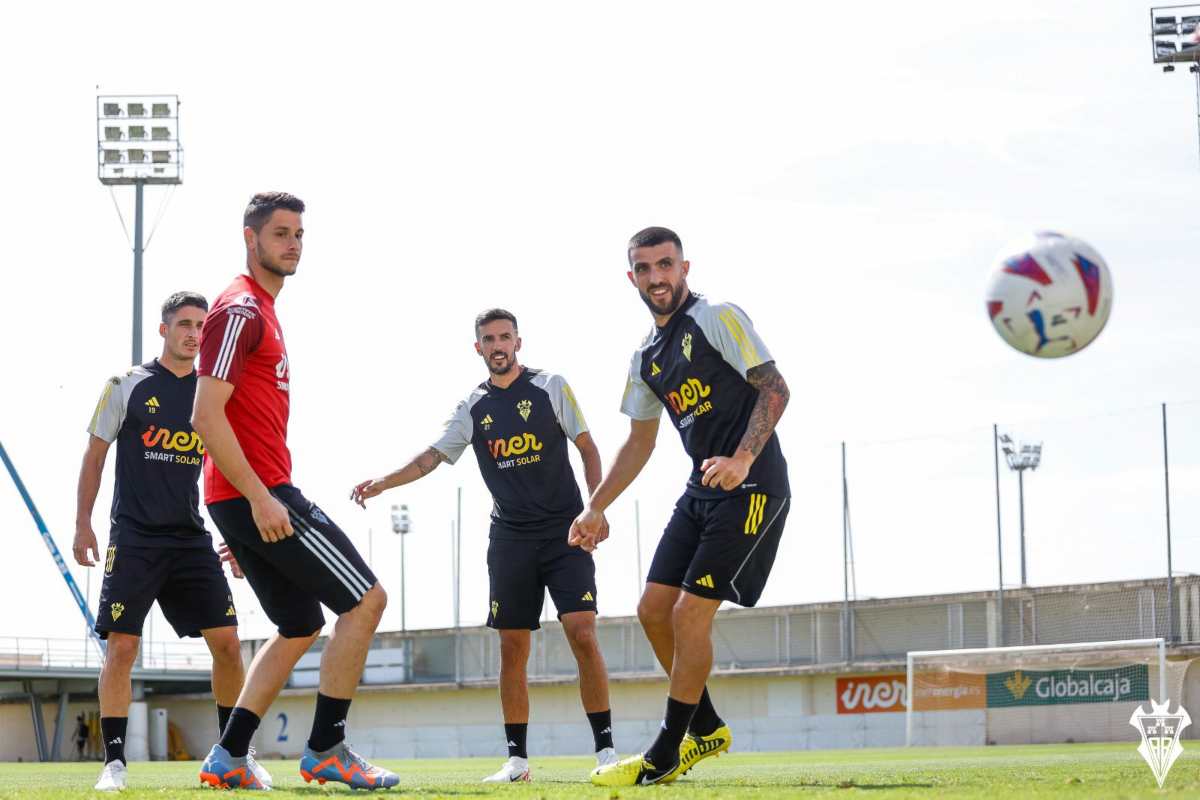 Último entrenamiento del Albacete. Foto: Albacete Balompié.