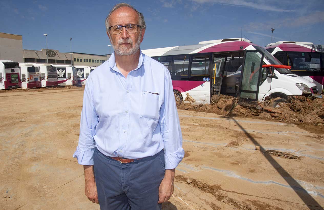 Alberto Egido, director general de Grupo Ruiz, empresa que gestiona Unauto, los autobuses de Toledo. Foto: Rebeca Arango.