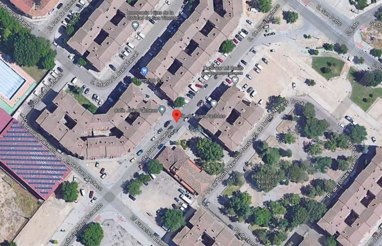 Calle Juan Pacheco, de Albacete, donde hubo un herido por arma blanca. Imagen: Google Maps.