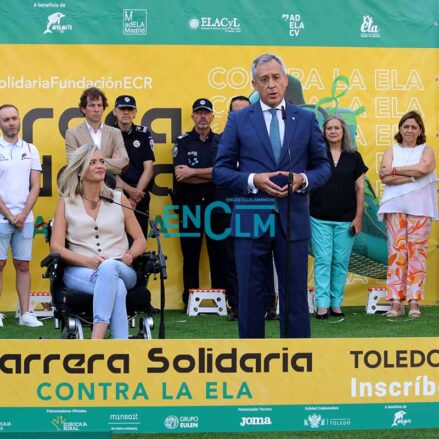 Presentación de la IX Carrera Solidaria de Eurocaja Rural, esta vez contra la ELA. Foto: Sara M. Trevejo.