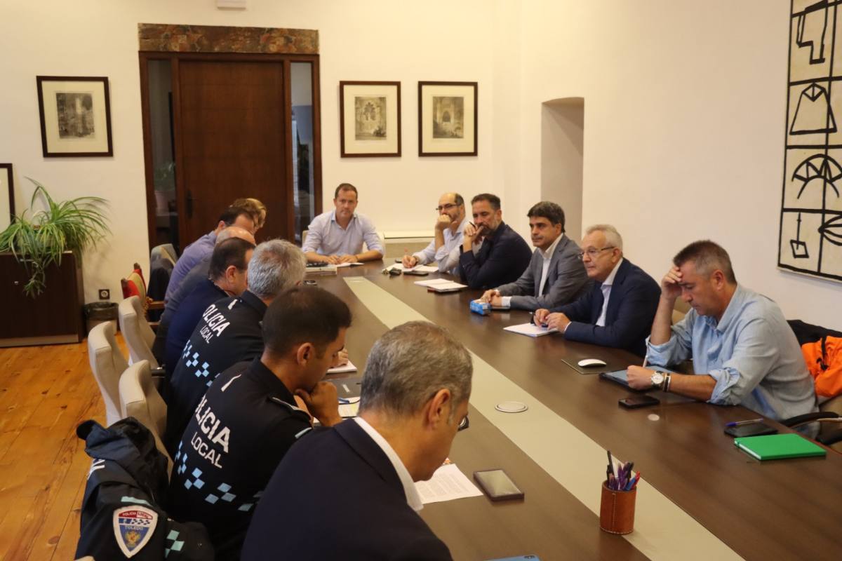Comité de crisis en el Ayuntamiento de Toledo. 