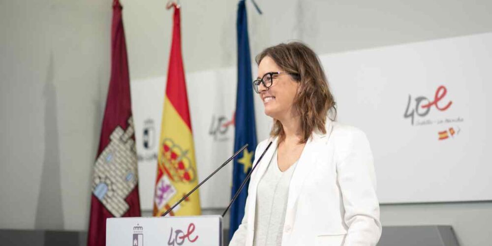 La portavoz del Gobierno de Castilla-La Mancha, Esther Padilla.