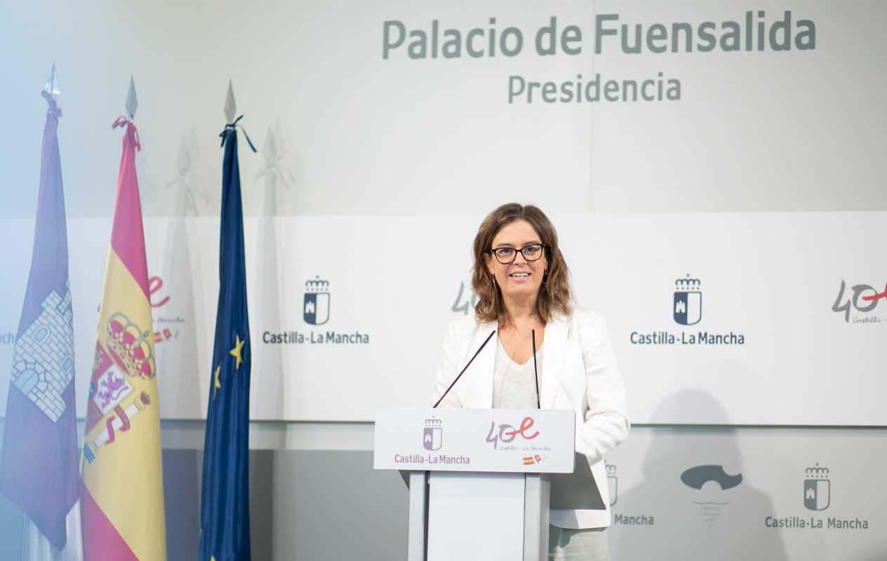 La consejera portavoz del Gobierno de Castilla-La Mancha, Esther Padilla.