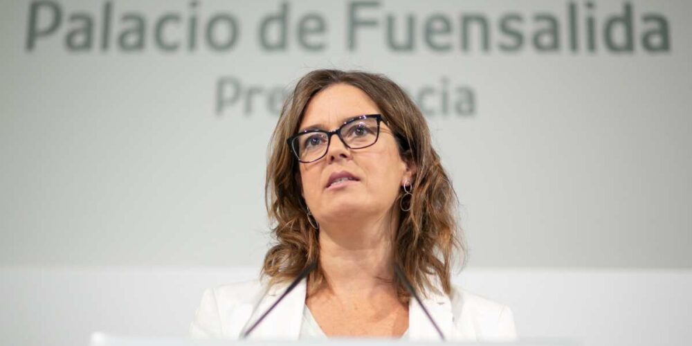 La consejera portavoz del Gobierno de Castilla-La Mancha, Esther Padilla.