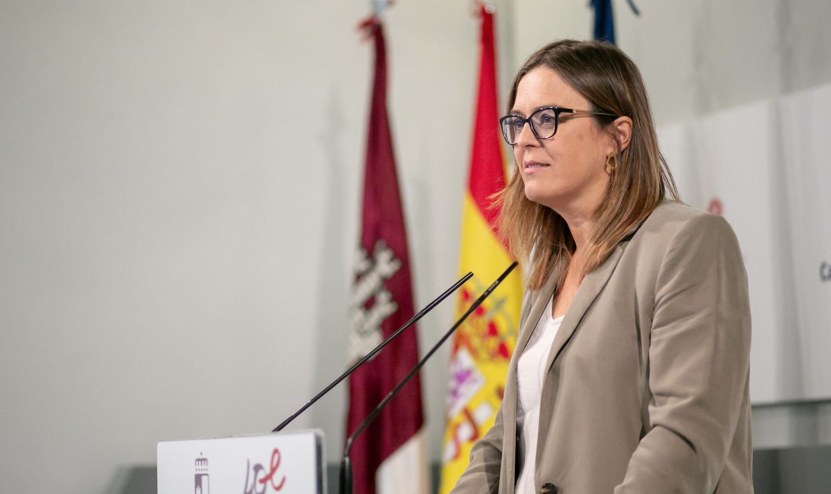 Esther Padilla, portavoz de la Junta de Castilla-La Mancha.