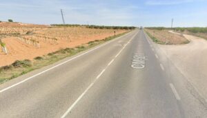 Imagen de la CM-311, en Iniesta (Cuenca).