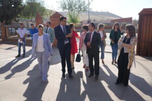 Amadro Pastor en el inicio del curso escolar del IES Consaburum