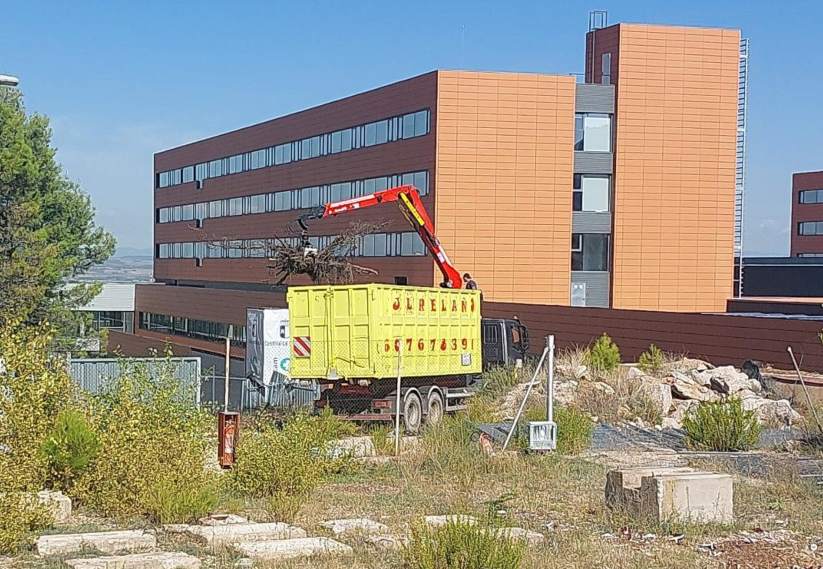 Parcela de Unidad de Oncología Radioterápica del Hospital de Guadalajara