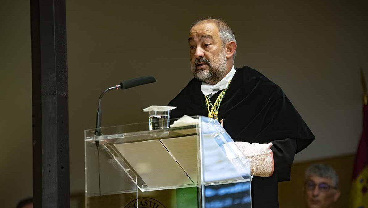 Julián Garde, rector de la UCLM. Foto: Rebeca Arango.