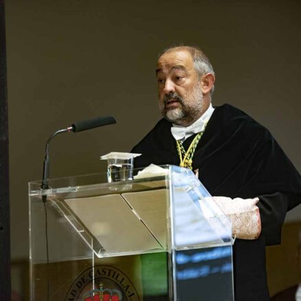 Julián Garde, rector de la UCLM. Foto: Rebeca Arango.