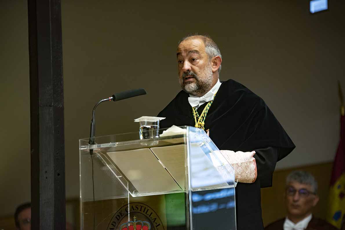 Julián Garde, rector de la UCLM. Foto: Rebeca Arango.