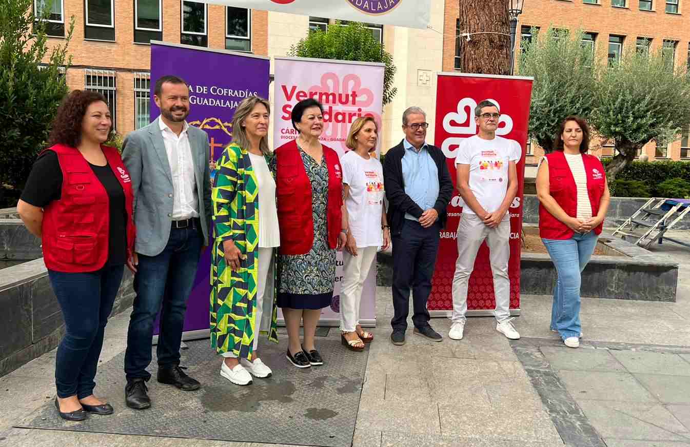 Presentación del Vermú Solidario de Cáritas en Guadalajara