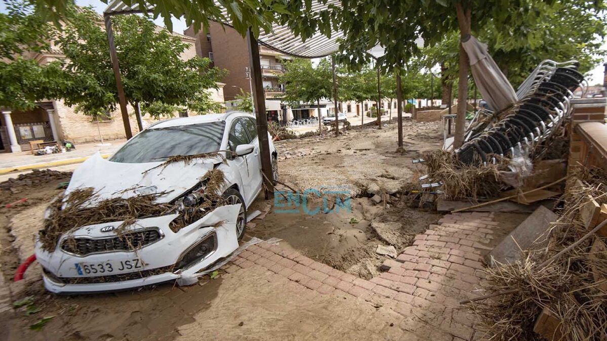 Villaluenga de la Sagra, uno de los municipios arrasados por la DANA. Foto: Rebeca Arango.