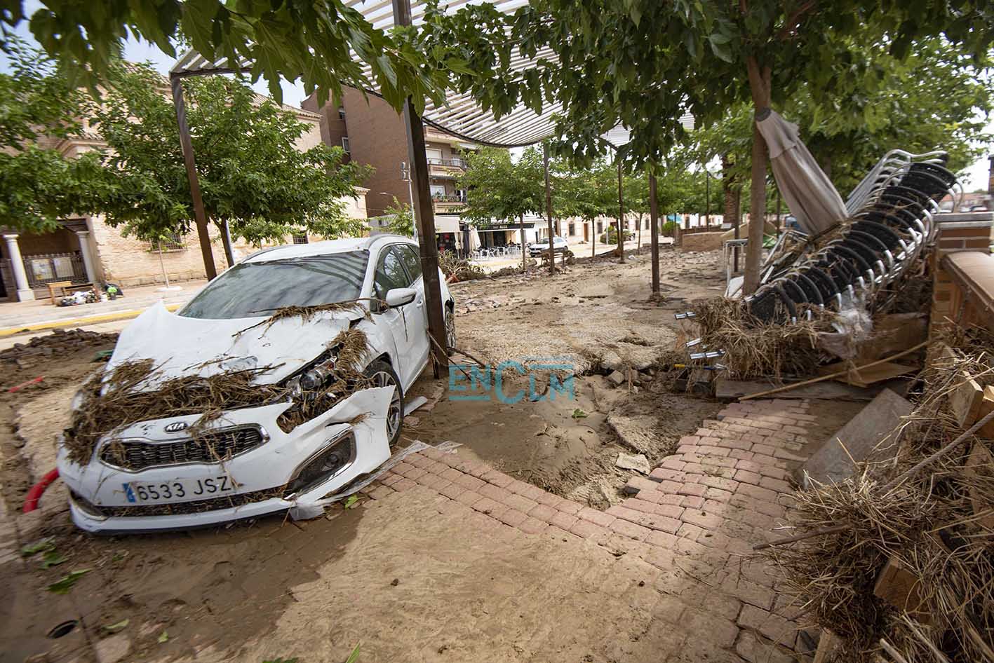 Villaluenga de la Sagra, uno de los municipios arrasados por la DANA. Foto: Rebeca Arango.