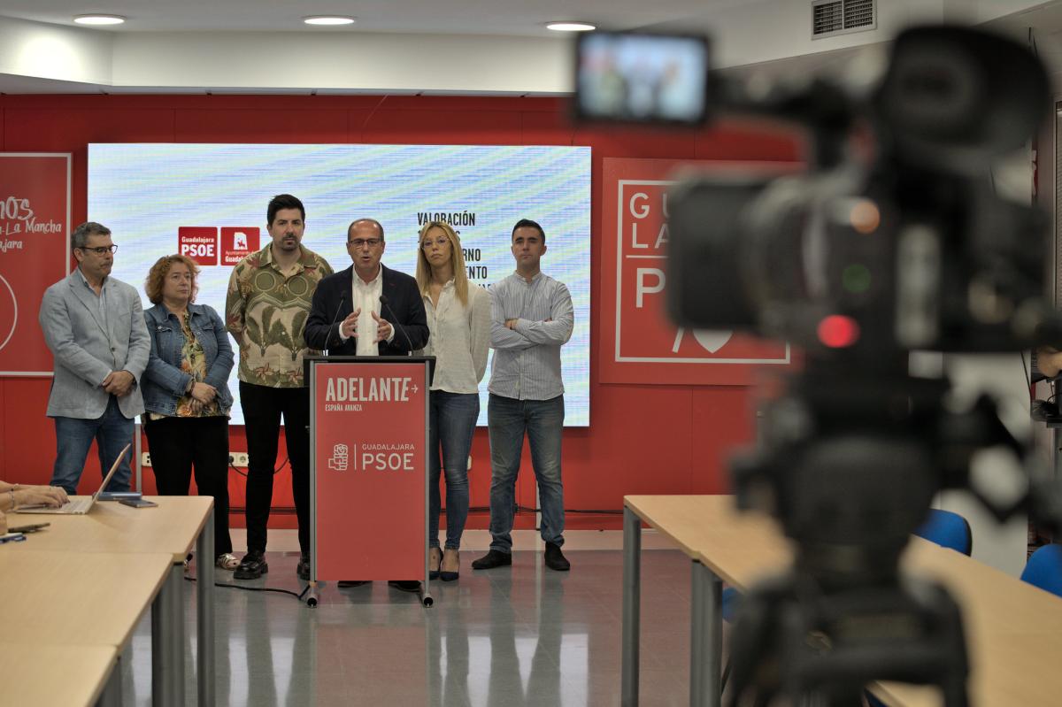 El PSOE de Guadalajara hace balance de los 100 días de gobierno de Ana Guarinos