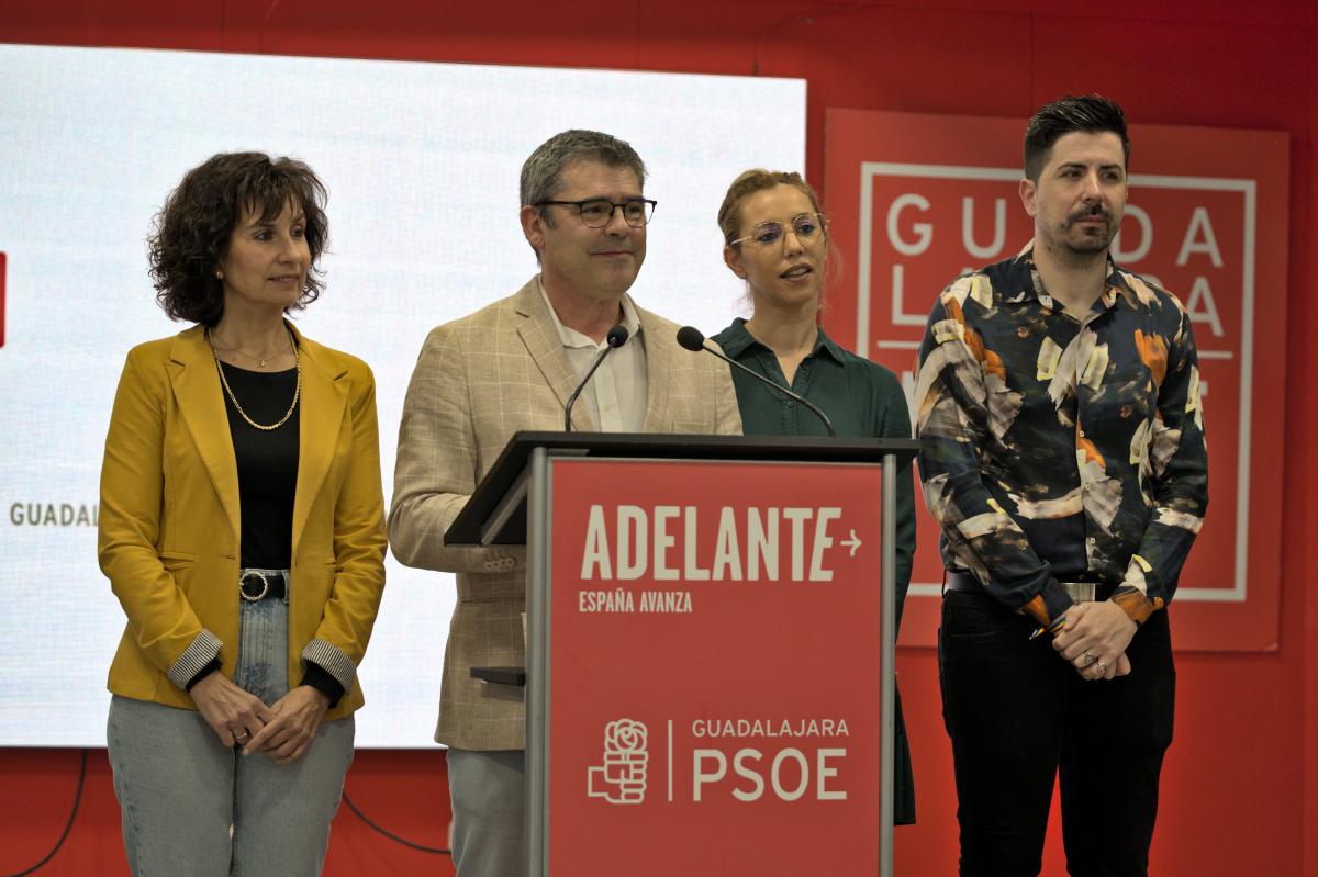 Rueda de prensa del grupo municipal socialista de Guadalajara