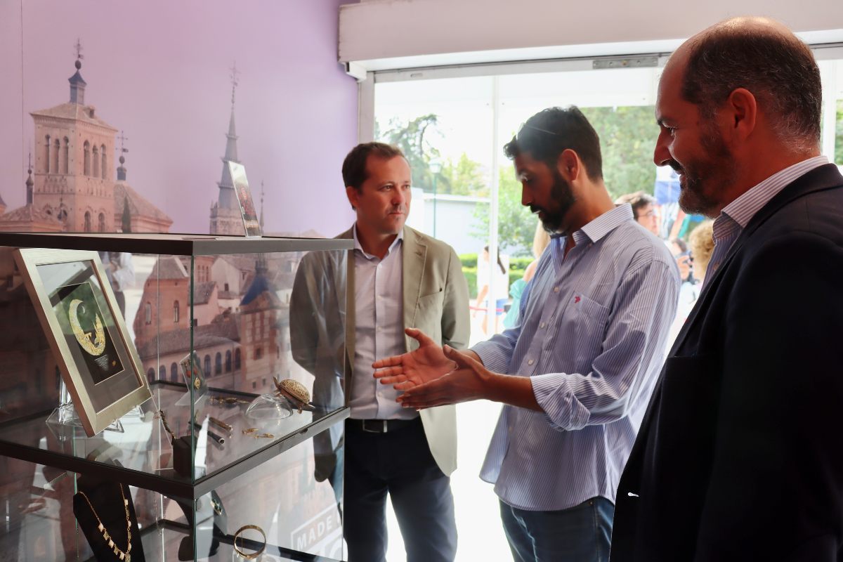 Carlos Velázquez, durante su visita a Farcama.