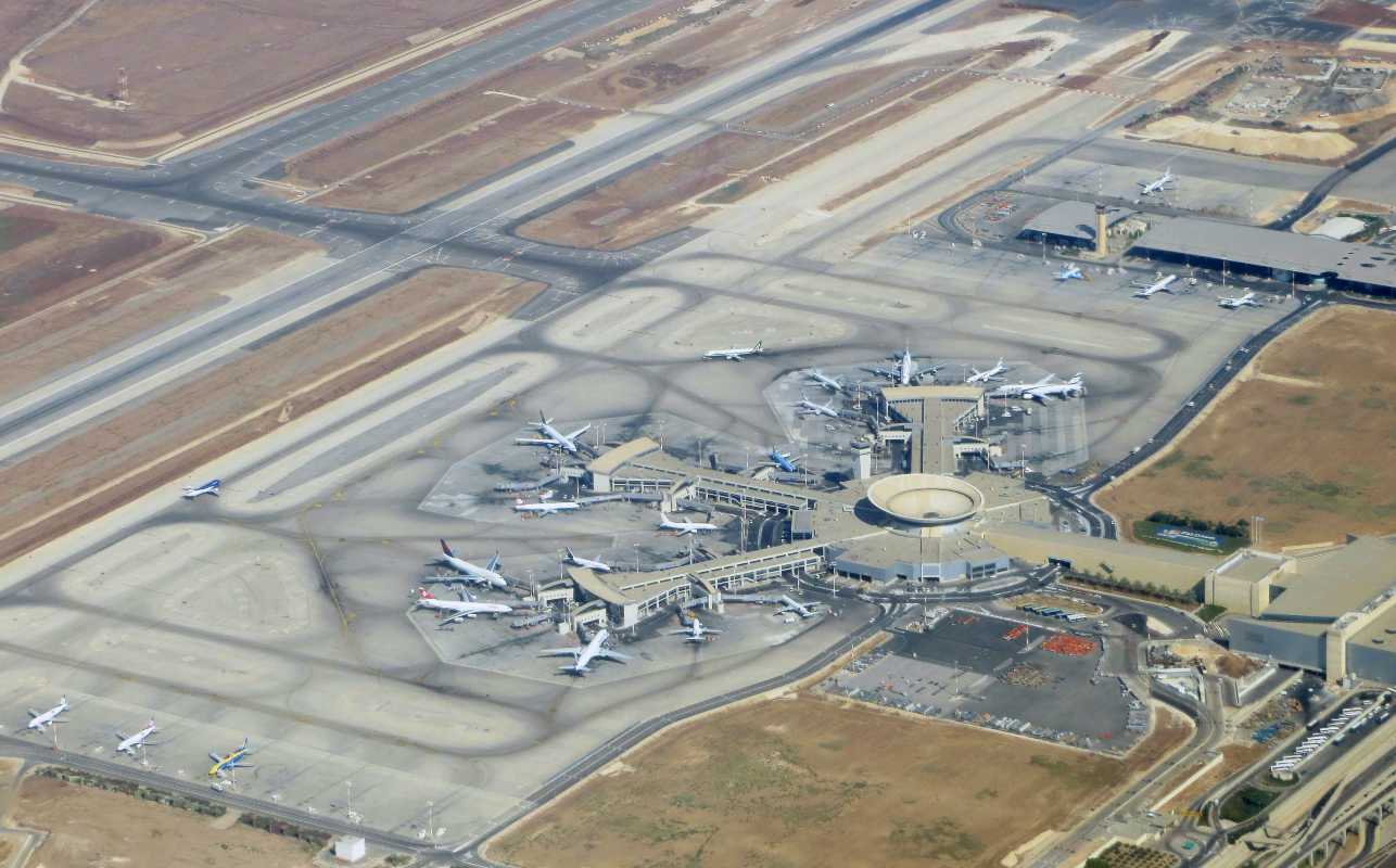 Imagen del aeropuerto de Tel Aviv. Foto: Wikipedia.