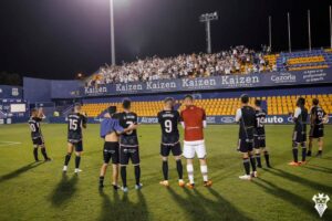 El Albacete dio la de arena en el campo del Alcorcón. Foto: Albacete Balompié.