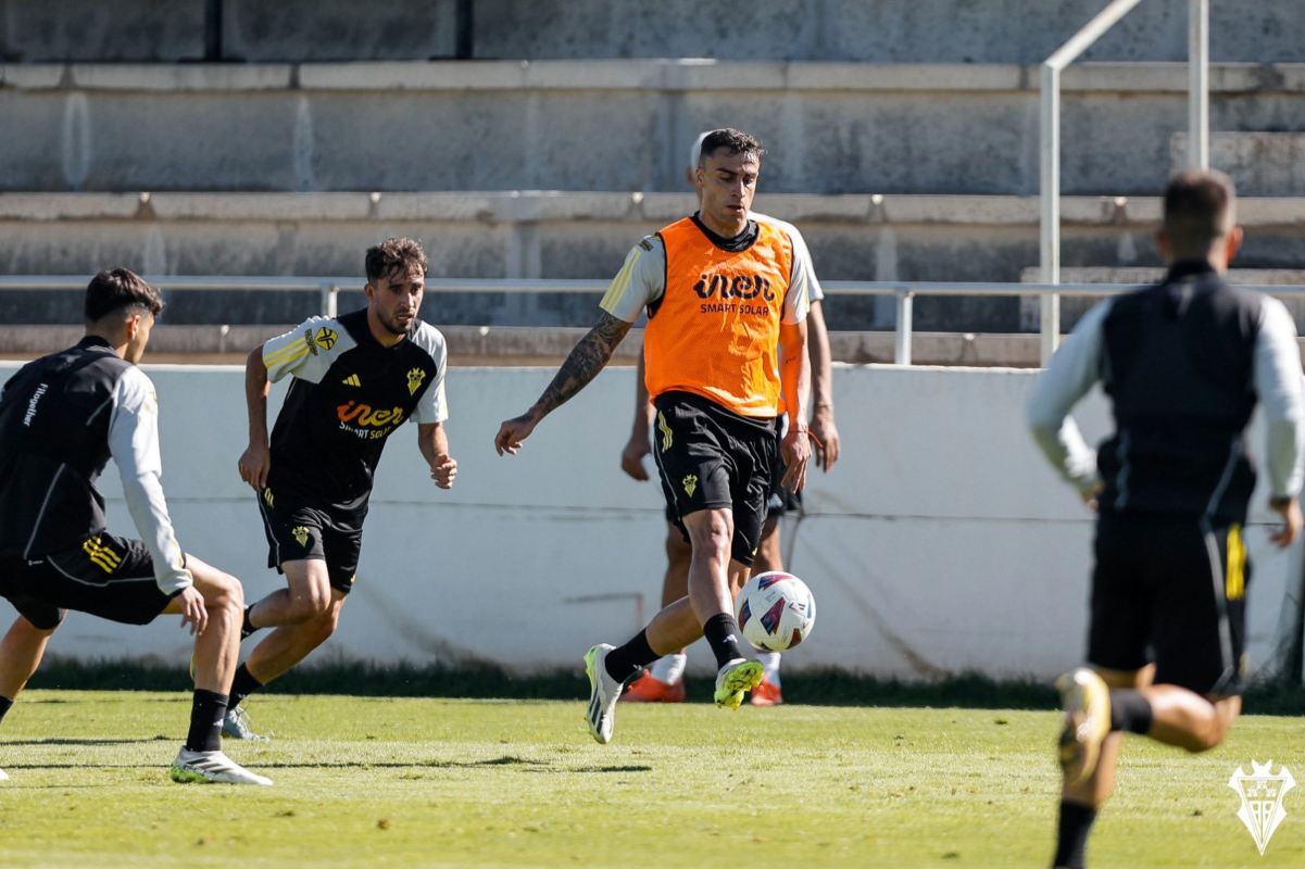 Entrenamiento de esta semana del Albacete Balompié. Foto: Albacete Balompié.