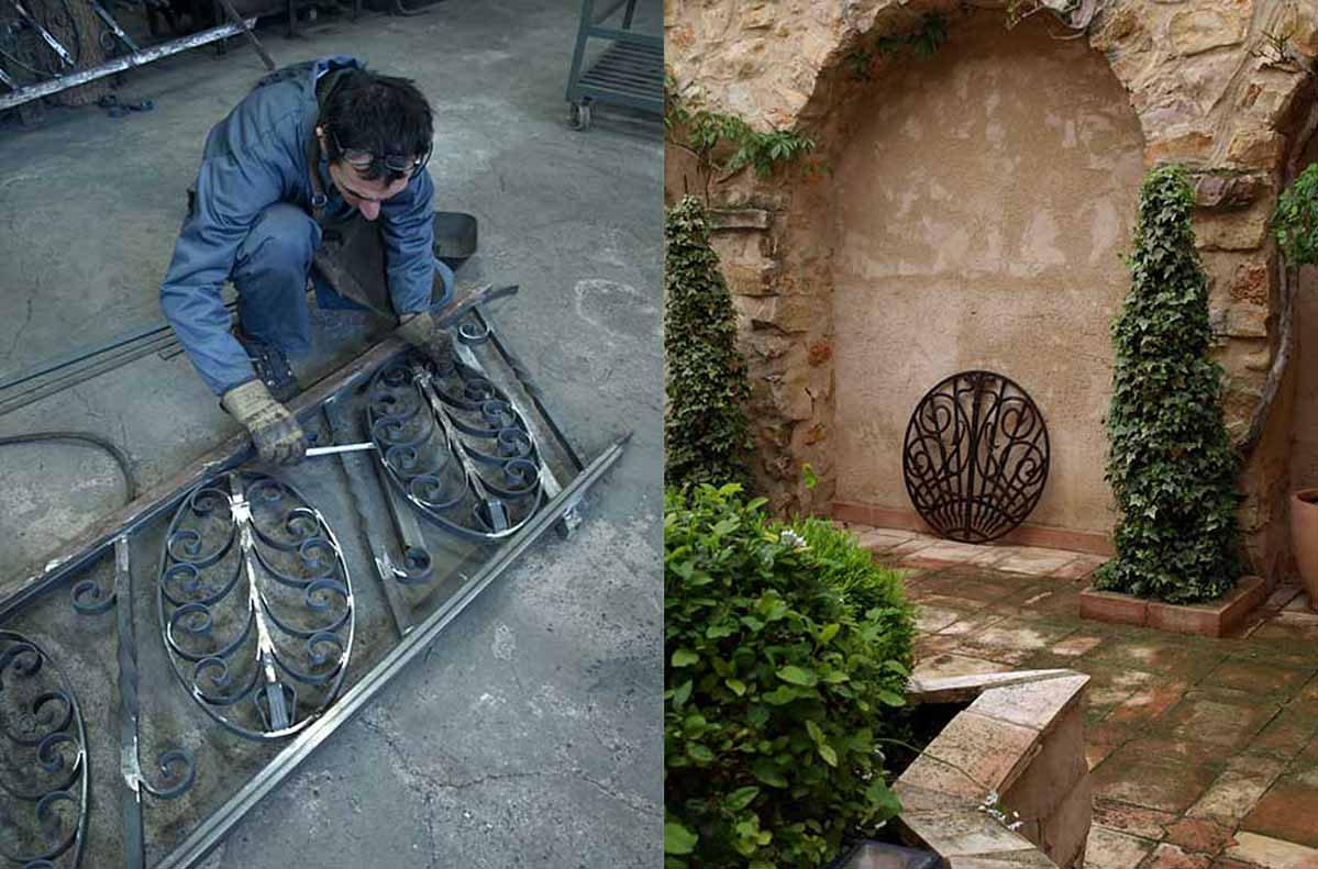 "El Francés", en pleno trabajo artesano. Foto: forja-artistica.es.