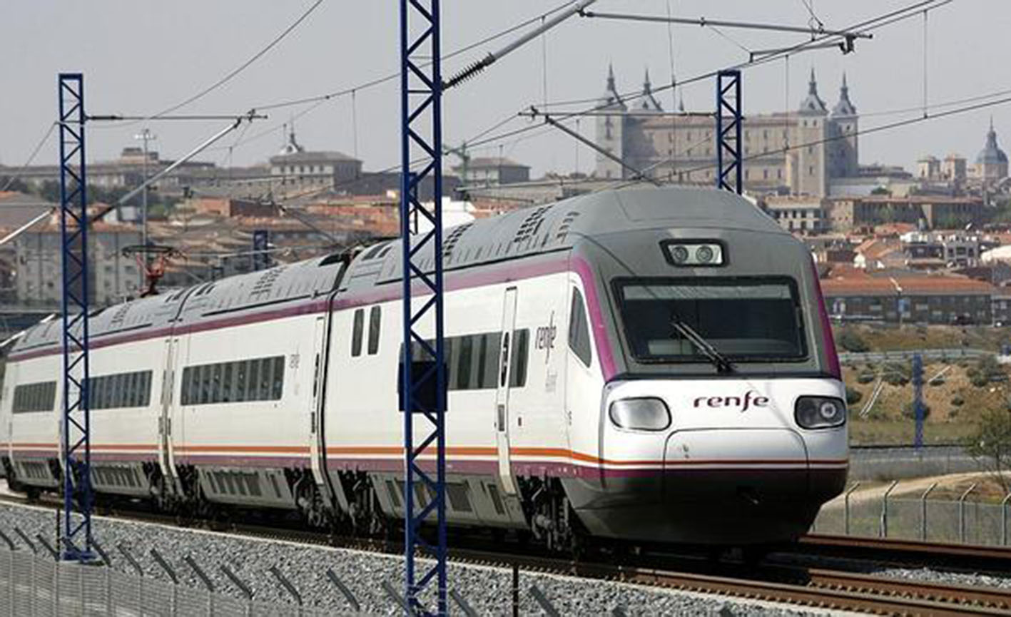 Un tren del Ave Toledo-Madrid.