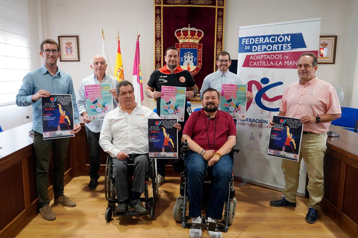 Presentación de la final regional de baloncesto en silla de ruedas.