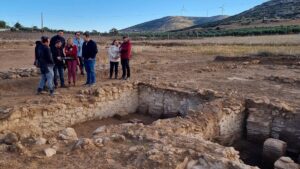 Termas romanas descubiertas en Valdepeñas.