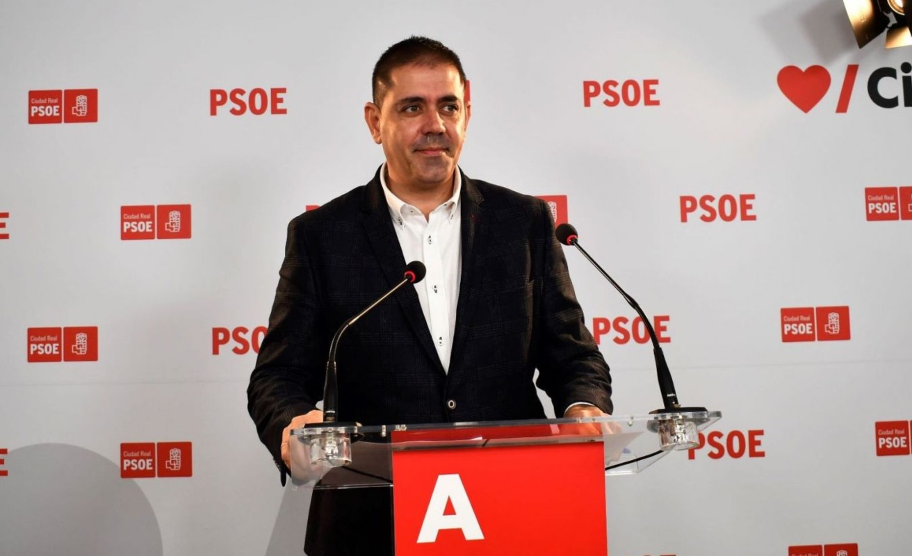 El portavoz del grupo socialista en la Diputación de Ciudad Real, José Manuel Bolaños. Foto: PSOE Ciudad Real.