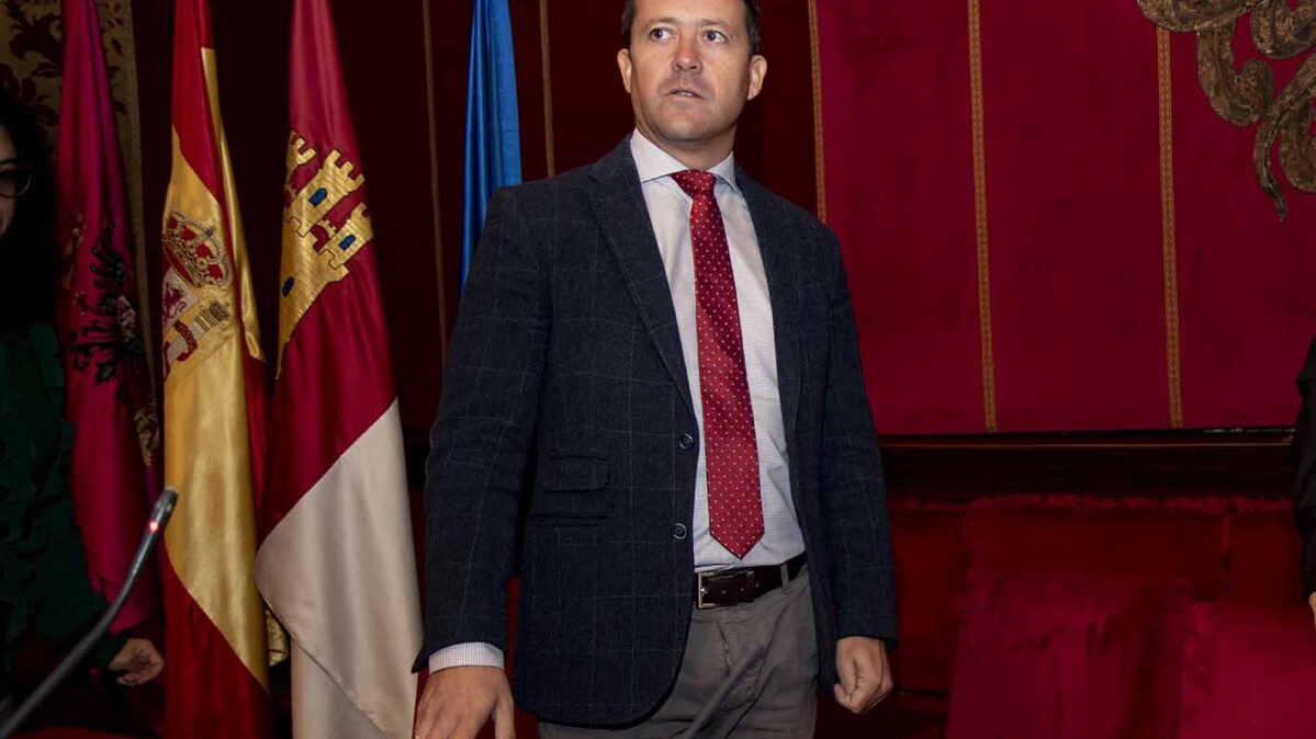 El alcalde de Toledo, Carlos Velázquez. Foto: Rebeca Arango.