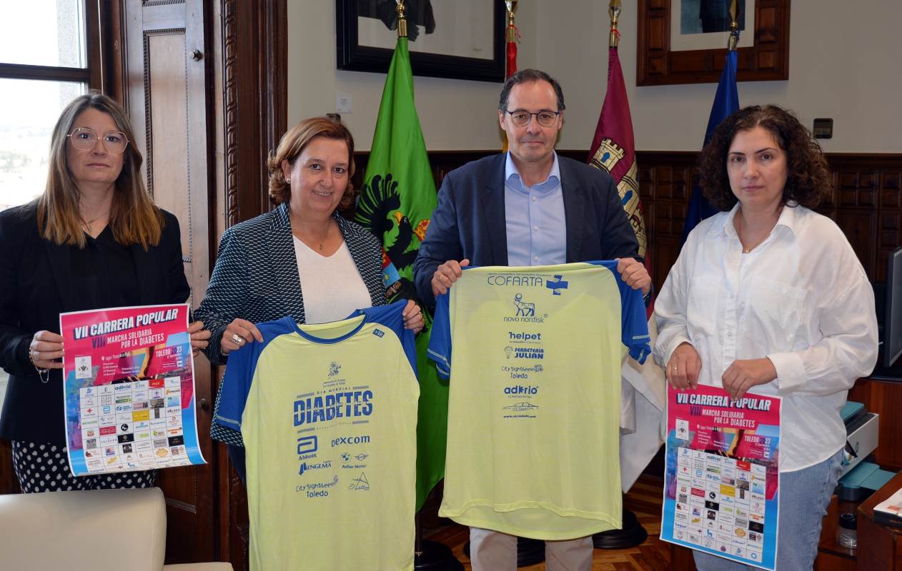 Presentación de la carrera y marcha por la diabetes.