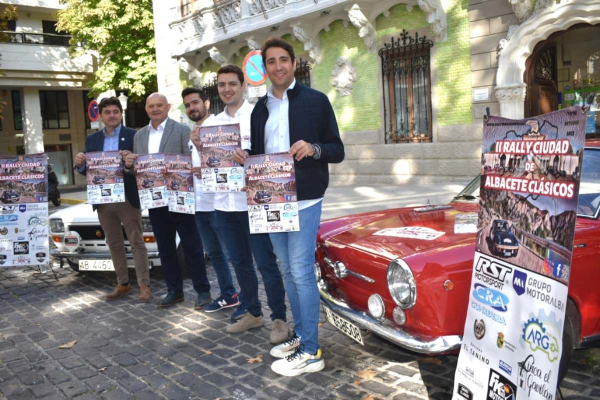 Presentación del II Rally Ciudad de Albacete Clásicos.
