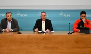 Juan Carlos Sánchez, dando cuenta del plan de inversiones del Cpeis de Toledo.