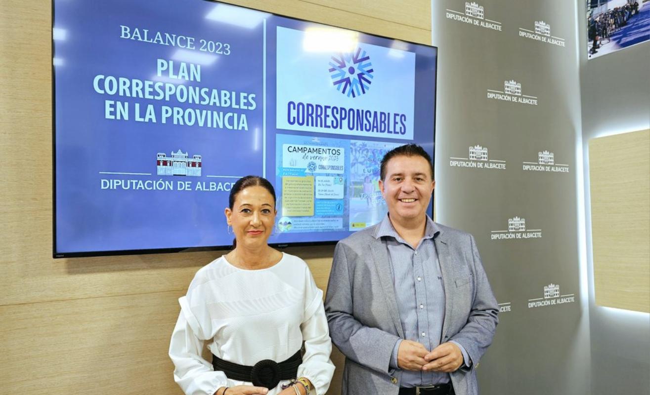 Santi Cabañero y Pilar Callado presentaron la ejecución del Plan Corresponsables en Albacete.