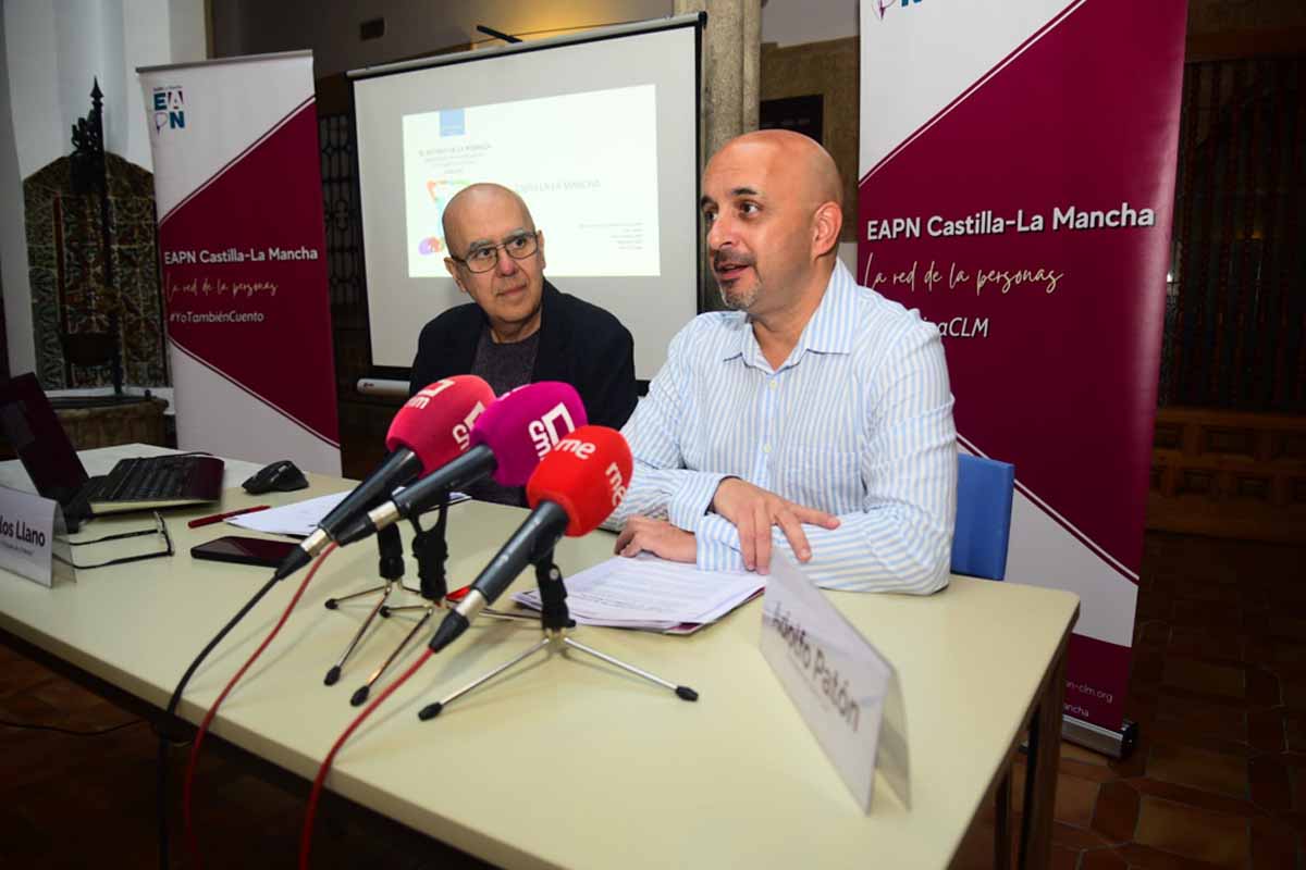 Presentación del Informe sobre el Estado de la Pobreza de EAPN-CLM. Foto: Rebeca Arango.