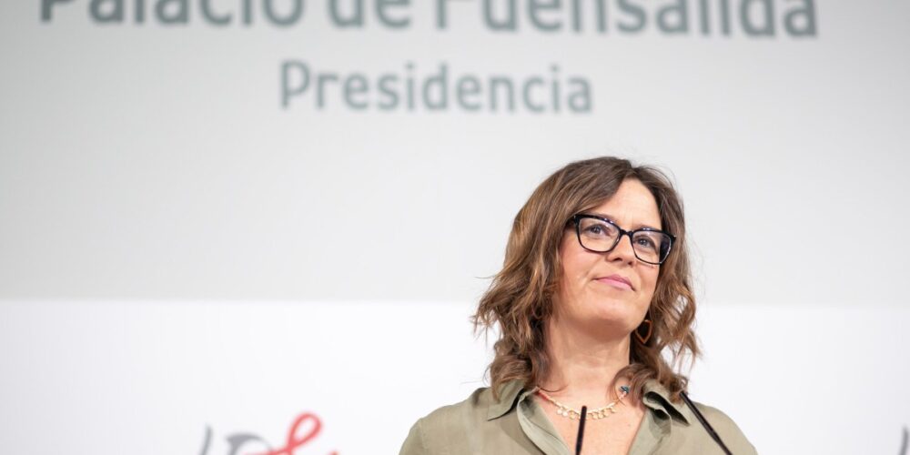 Esther Padilla, consejera portavoz del Gobierno de Castilla-La Mancha.