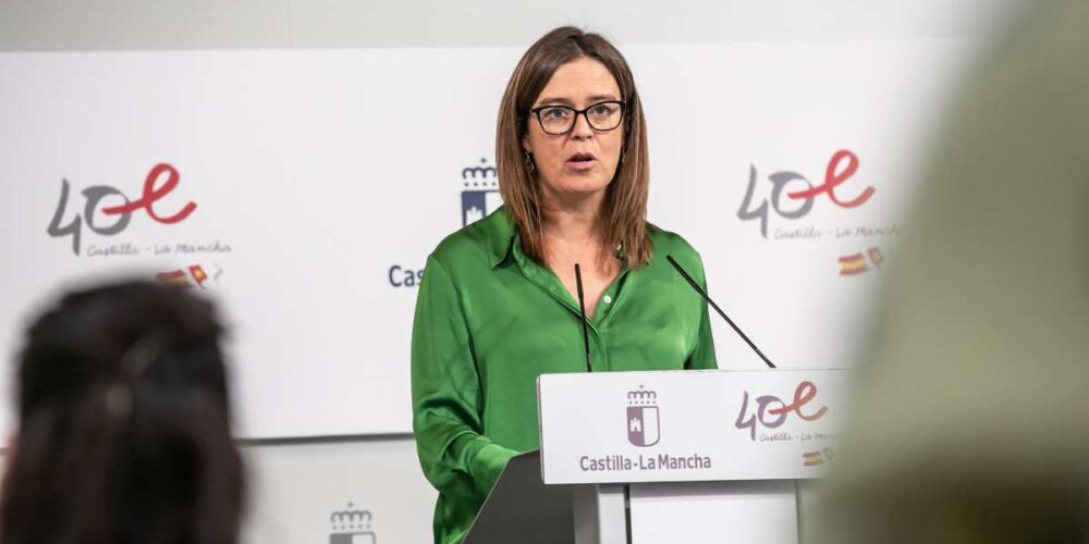 La consejera portavoz del Gobierno de Castilla-La Mancha, Esther Padilla.