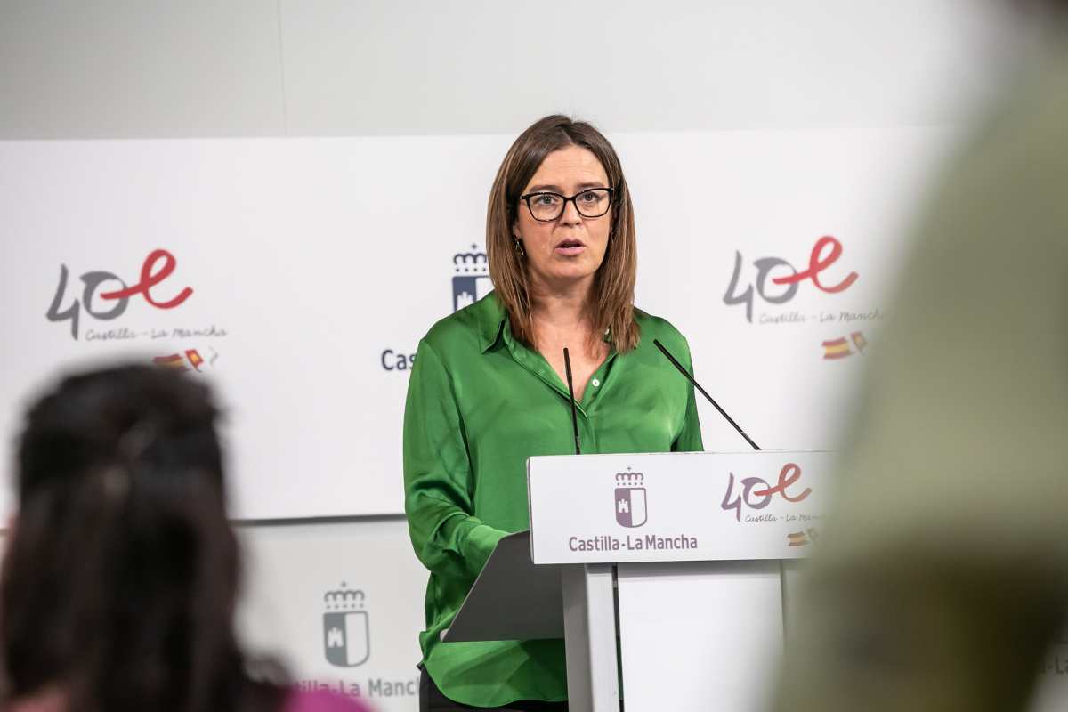 La consejera portavoz del Gobierno de Castilla-La Mancha, Esther Padilla.