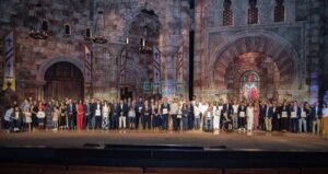 Foto de familia en los V Premios Excelentes de encastillalamancha.es. Foto: Ainhoa Aranda.